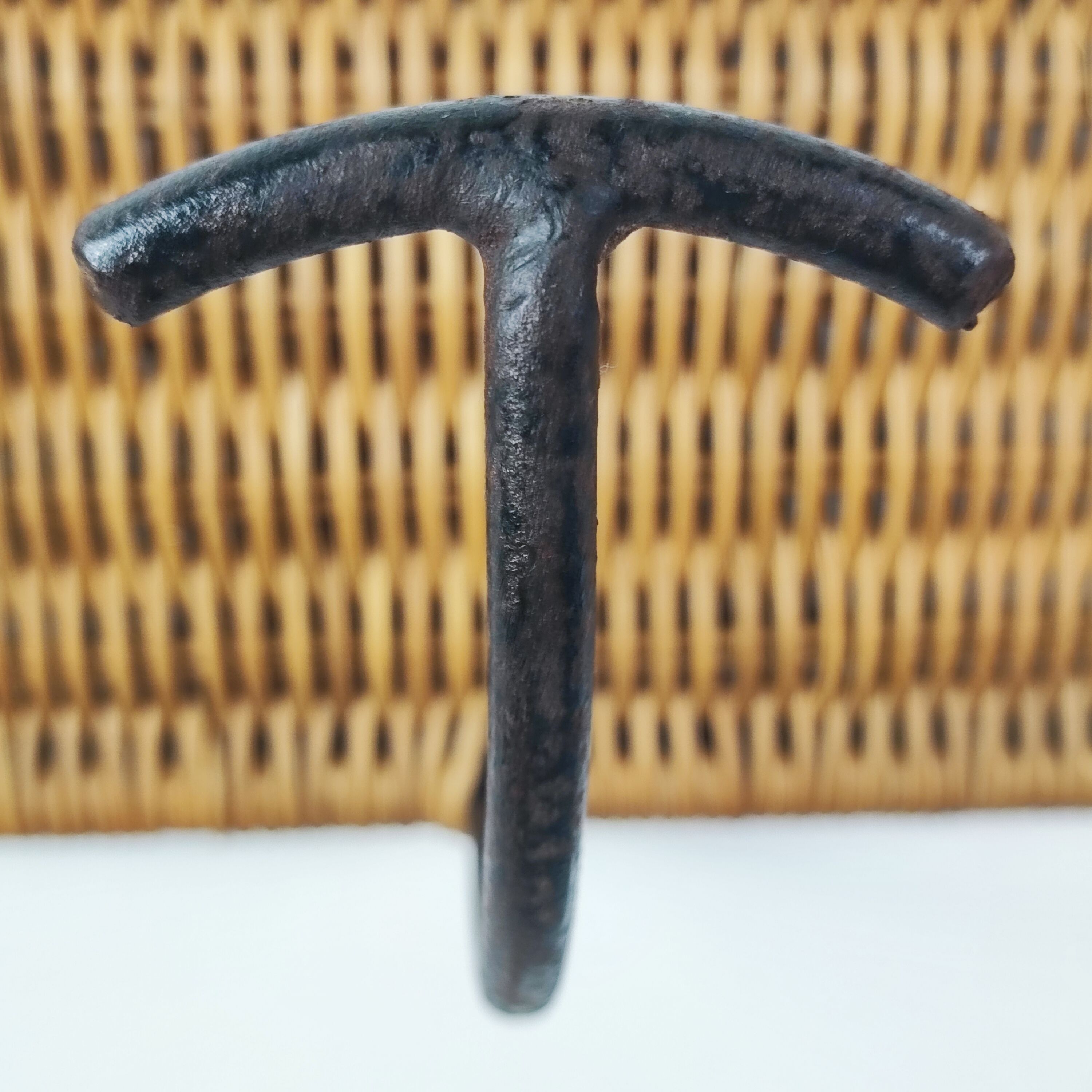 Wall-mounted rattan coat rack 50/60'