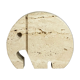 Travertine marble elephant figure by Fratelli Mannelli, Italy, 1970s