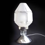 Art Deco lamp with faceted glass