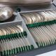 37-piece silver-plated metal cutlery set Art Deco