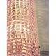 Italian Murano Glass Pink “Cocodrile” Wall Sconces in Modern Organic Style