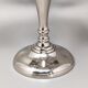 1950s Stunning Candelabra for Five Candles in Stainless Steel. Handmade. Made in Italy