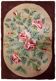 Handmade antique American hooked rug 2.7' x 4.4' (82cm x 134cm) 1900s - 1B647