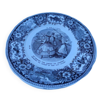 Creil Montereau plate