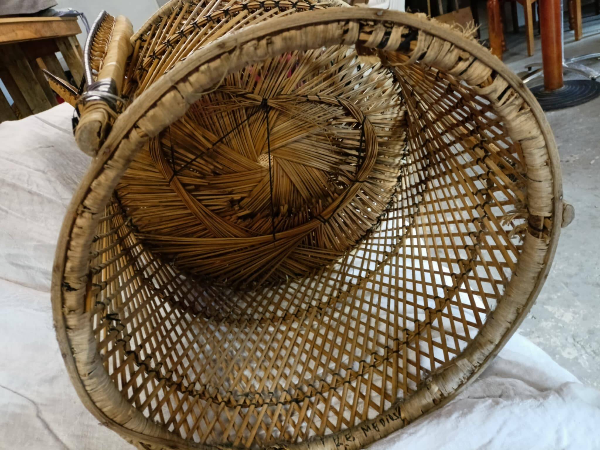 Emmanuelle rattan armchair