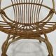 Vintage rattan chair by Dirk van Sliedregt Rohe Noordwolde 1960 in the Netherlands
