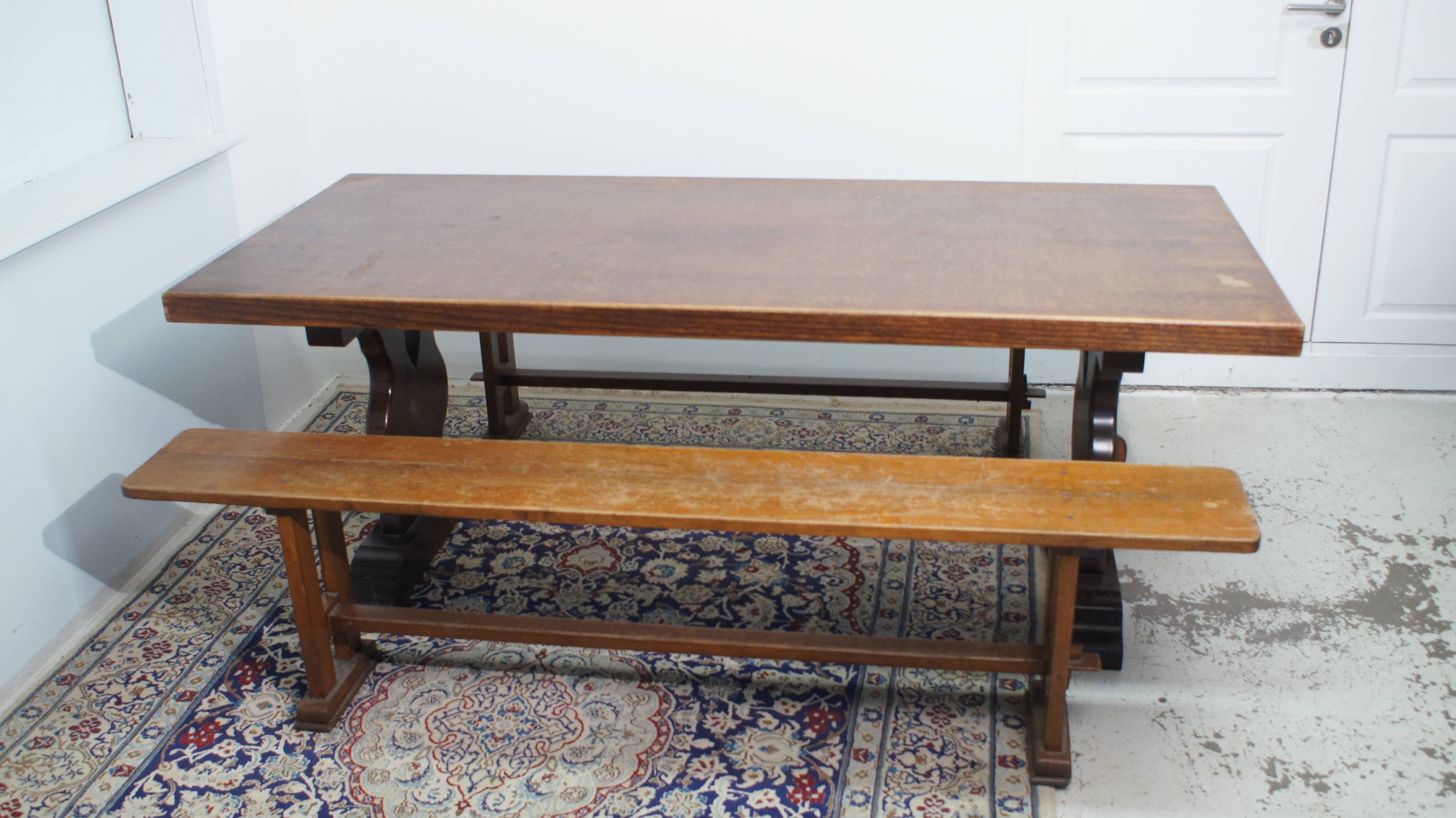 Vintage country monastery dining table