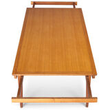 Scandinavian vintage oak living room table