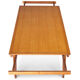 Scandinavian vintage oak living room table
