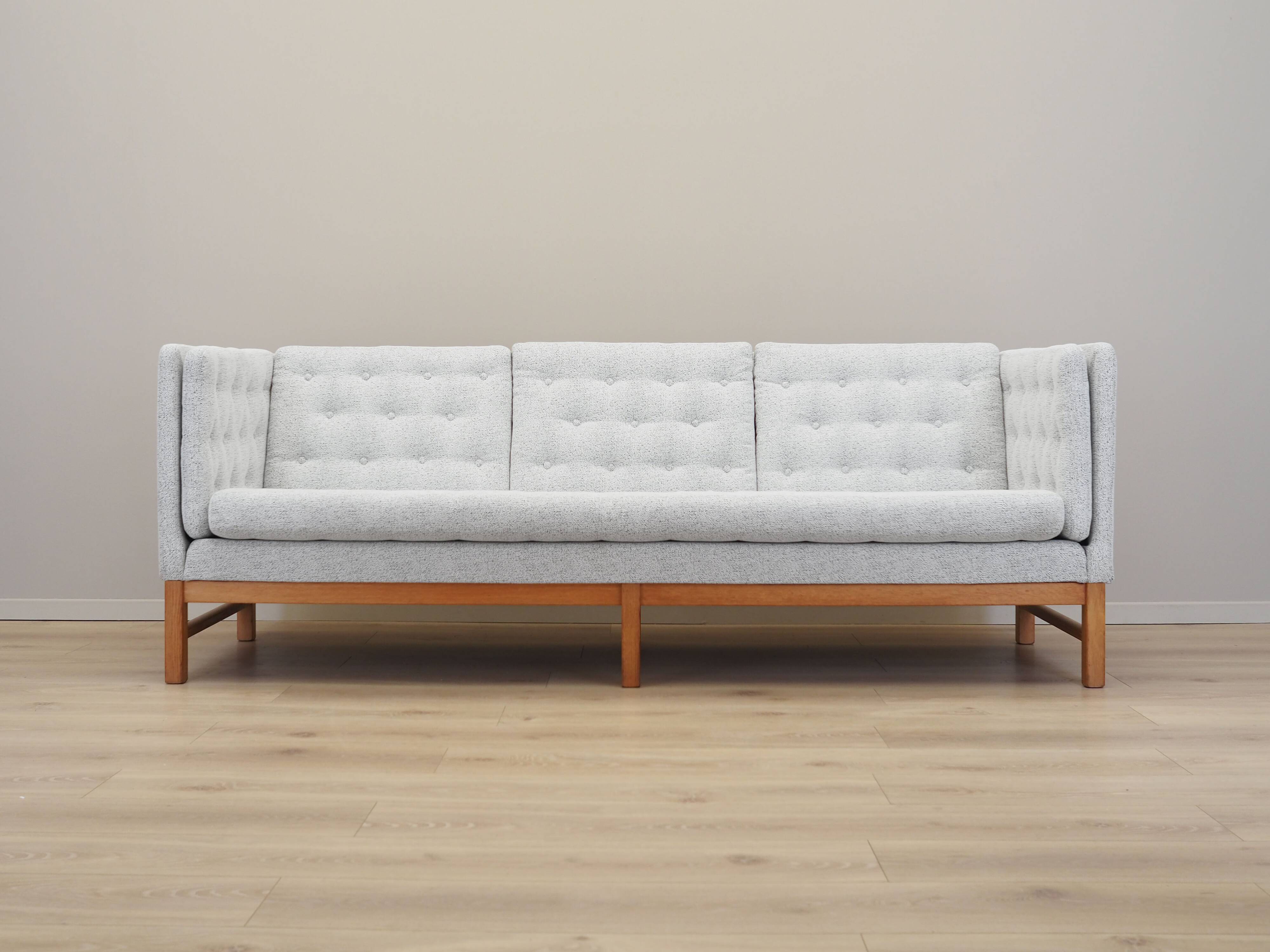 Oak sofa, Danish design, 1970s, manufactured by Erik Jørgensen Møbelfabrik