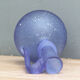Vase en verre soufflé, bullé