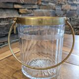 Art deco ice bucket in Baccarat crystal