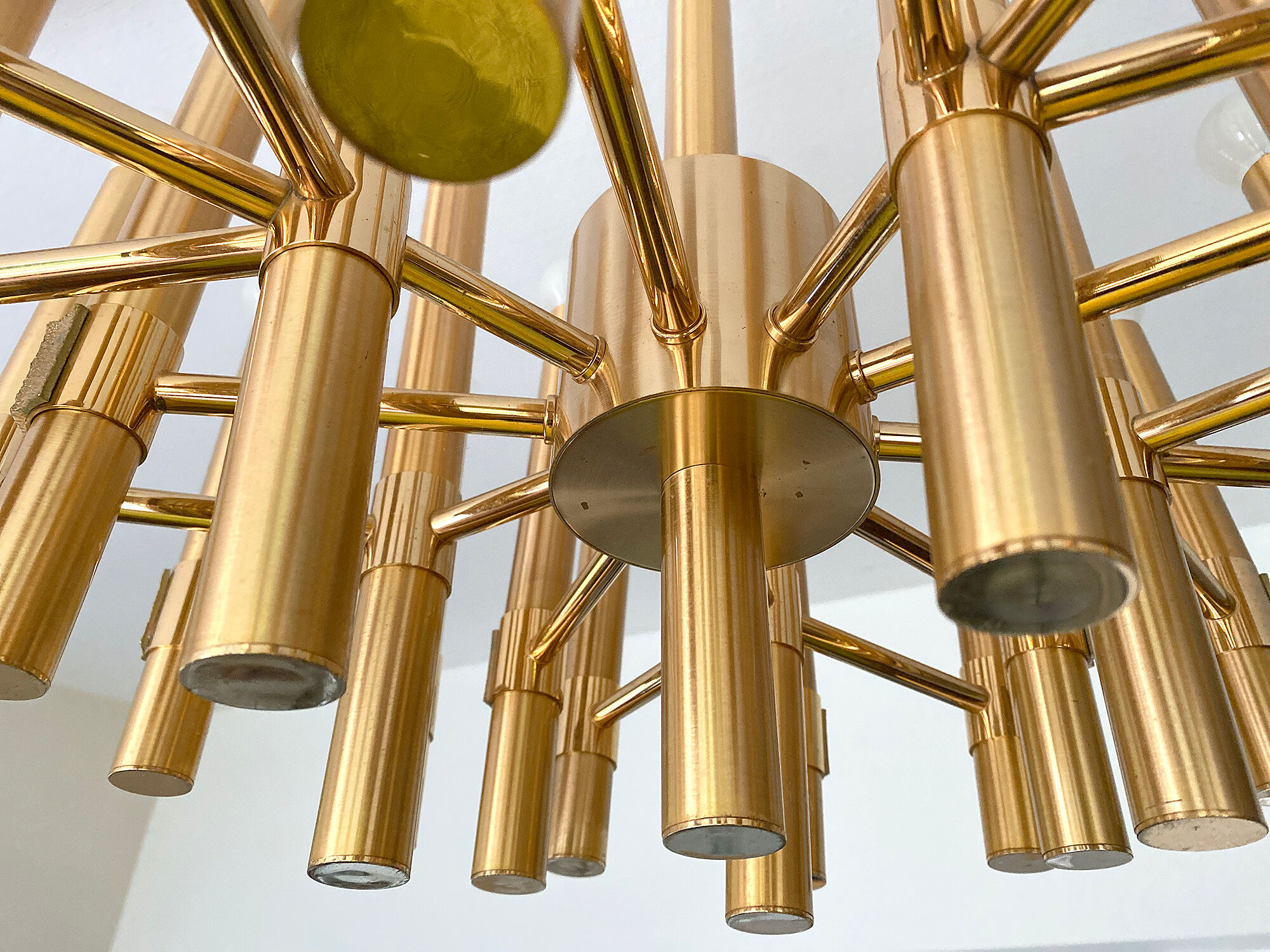 Large and superb Vintage Sputnik Chandelier from Sciolari, Italy, 60s