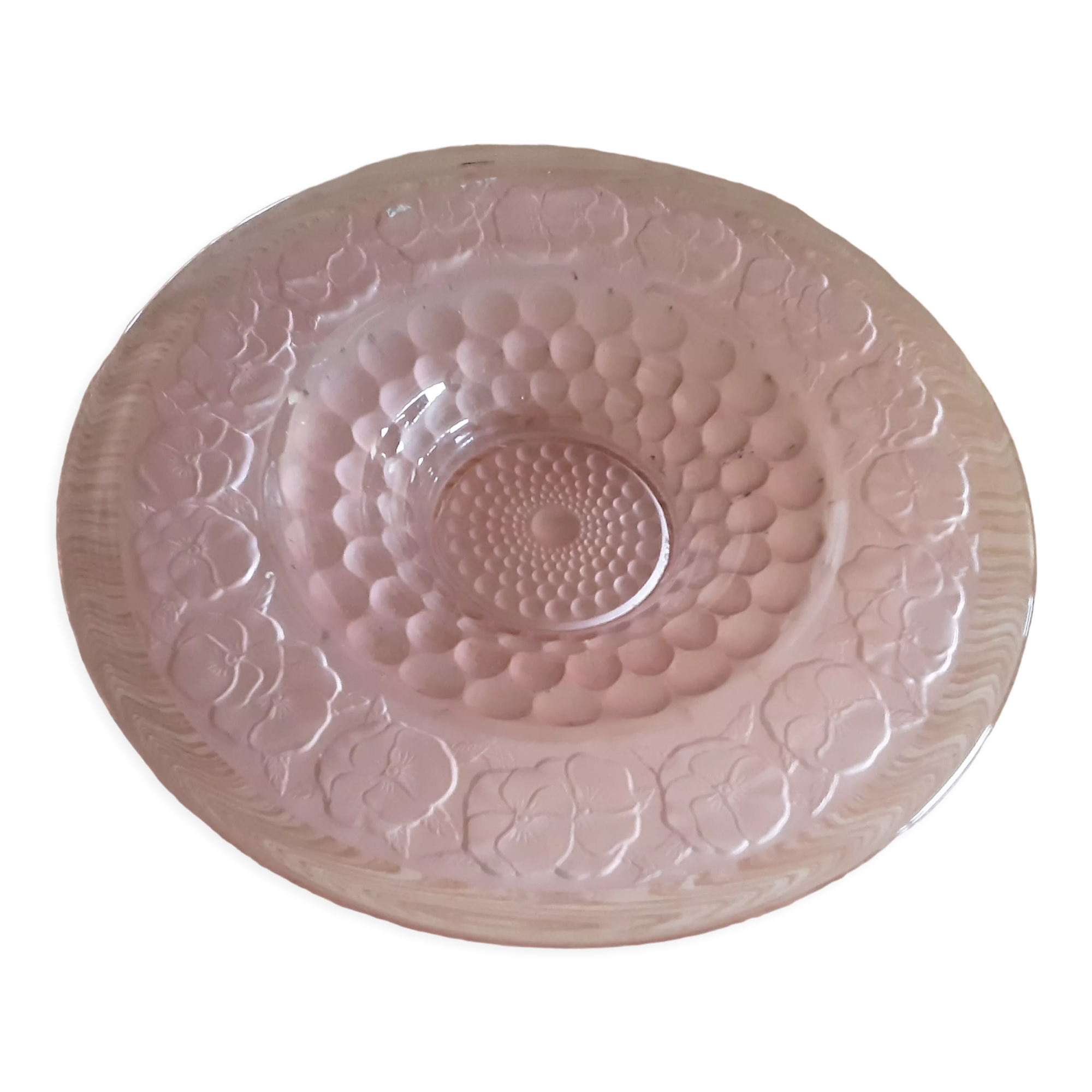 Glass cutting press decorated with thoughts