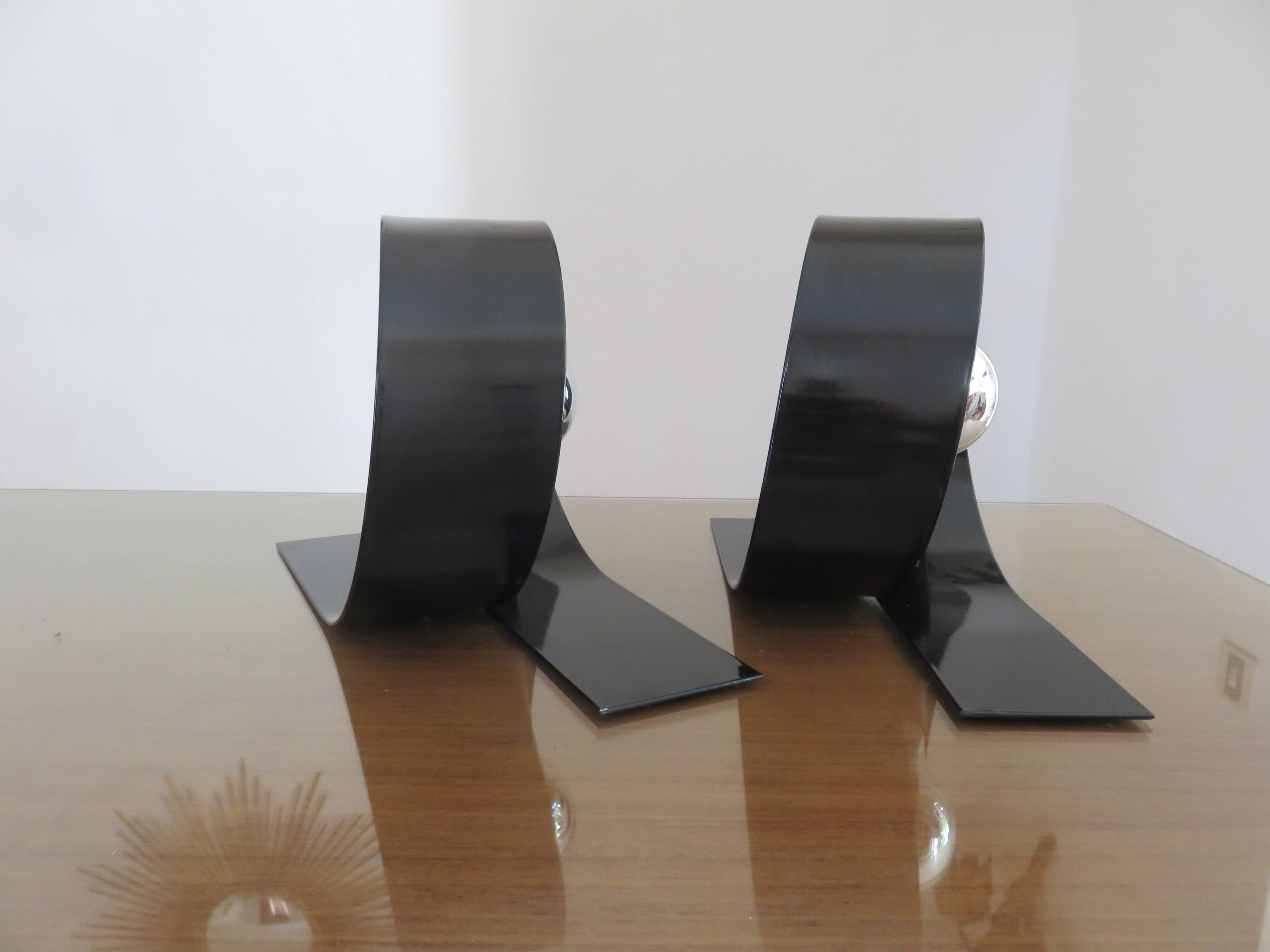 Pair of "looping" lamps by Massive editions 1990