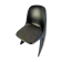 Plastic chair casal "black"