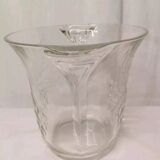 Crescendo vintage glass champagne bucket