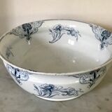 Salad bowl Lunéville Art Nouveau
