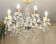 Lustre à pampilles en verre et bras en polypropylène – 9 feux