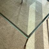 Table basse verre années 50