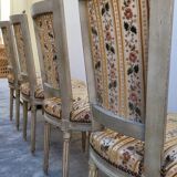Série de 4 chaises de style Louis XVI ancienne
