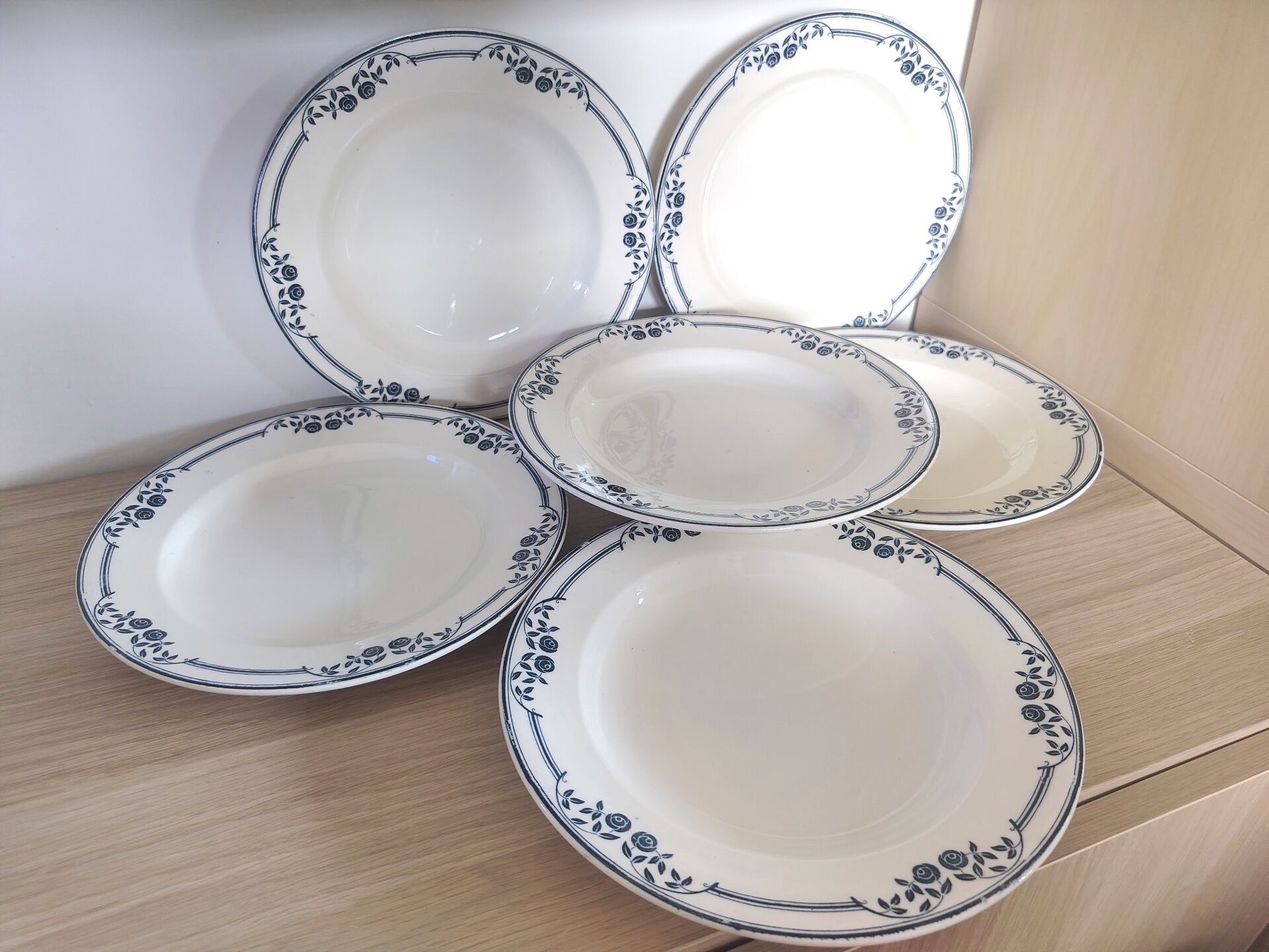 Deep plates ironstone Saussure