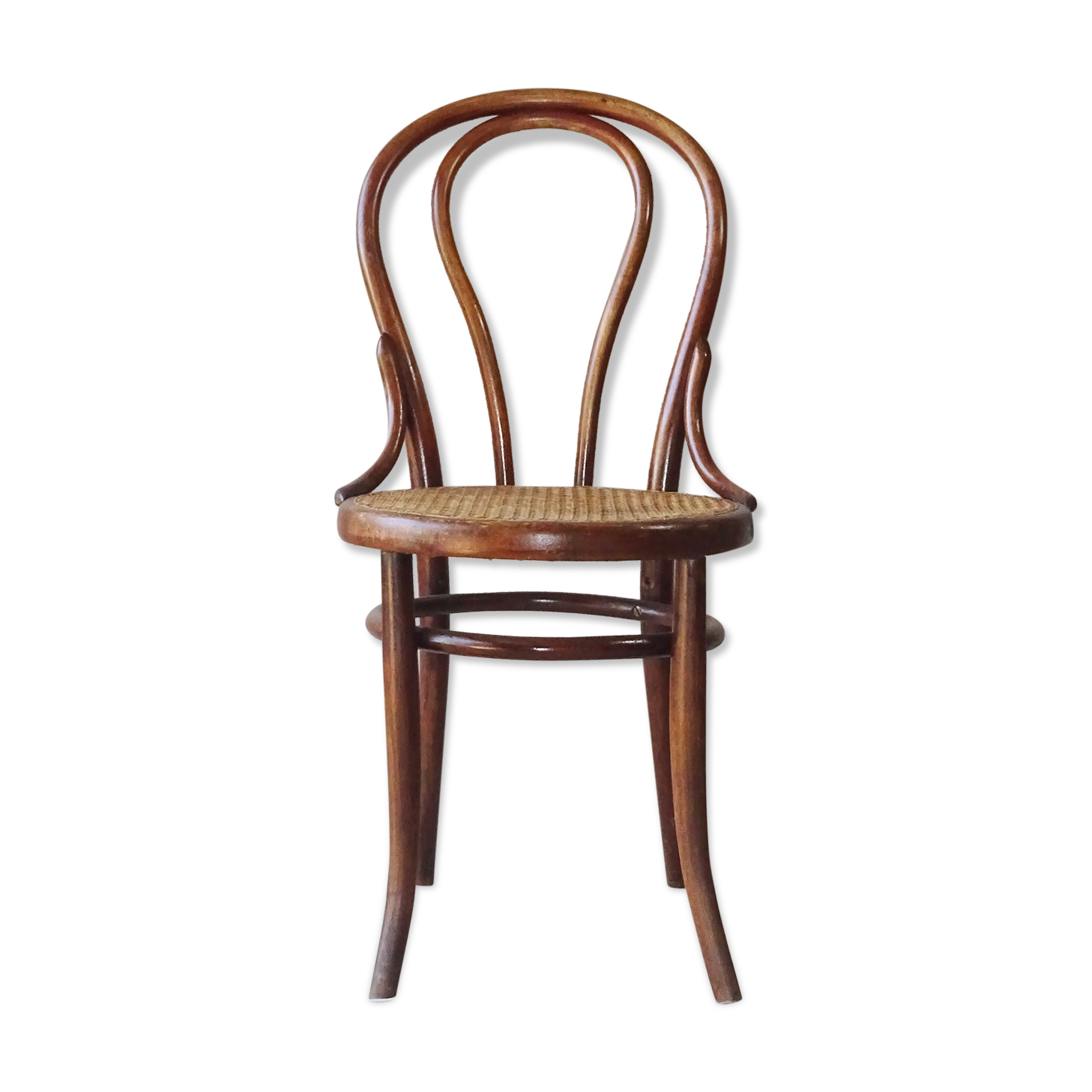 Viennese chair THONET N° 18 of 1900, canned bistro.