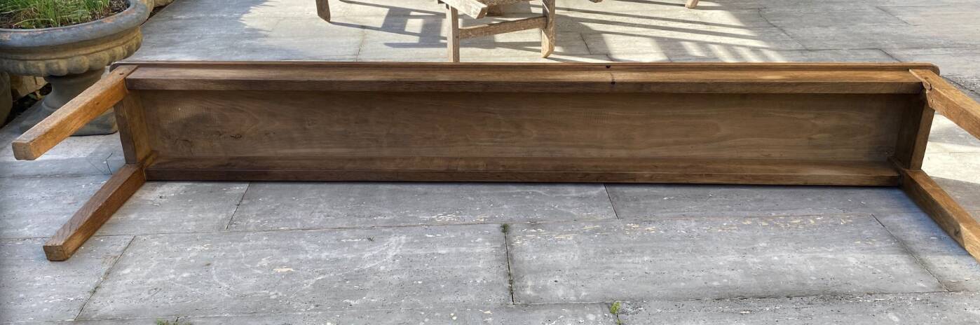 A pair of antique benches