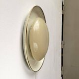 Metal and glass ceiling light in mid-century style, 1960s.