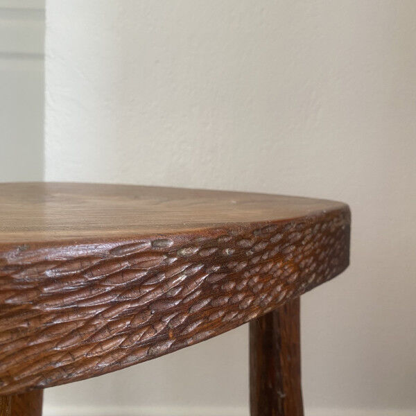 Brutalist tripod stool