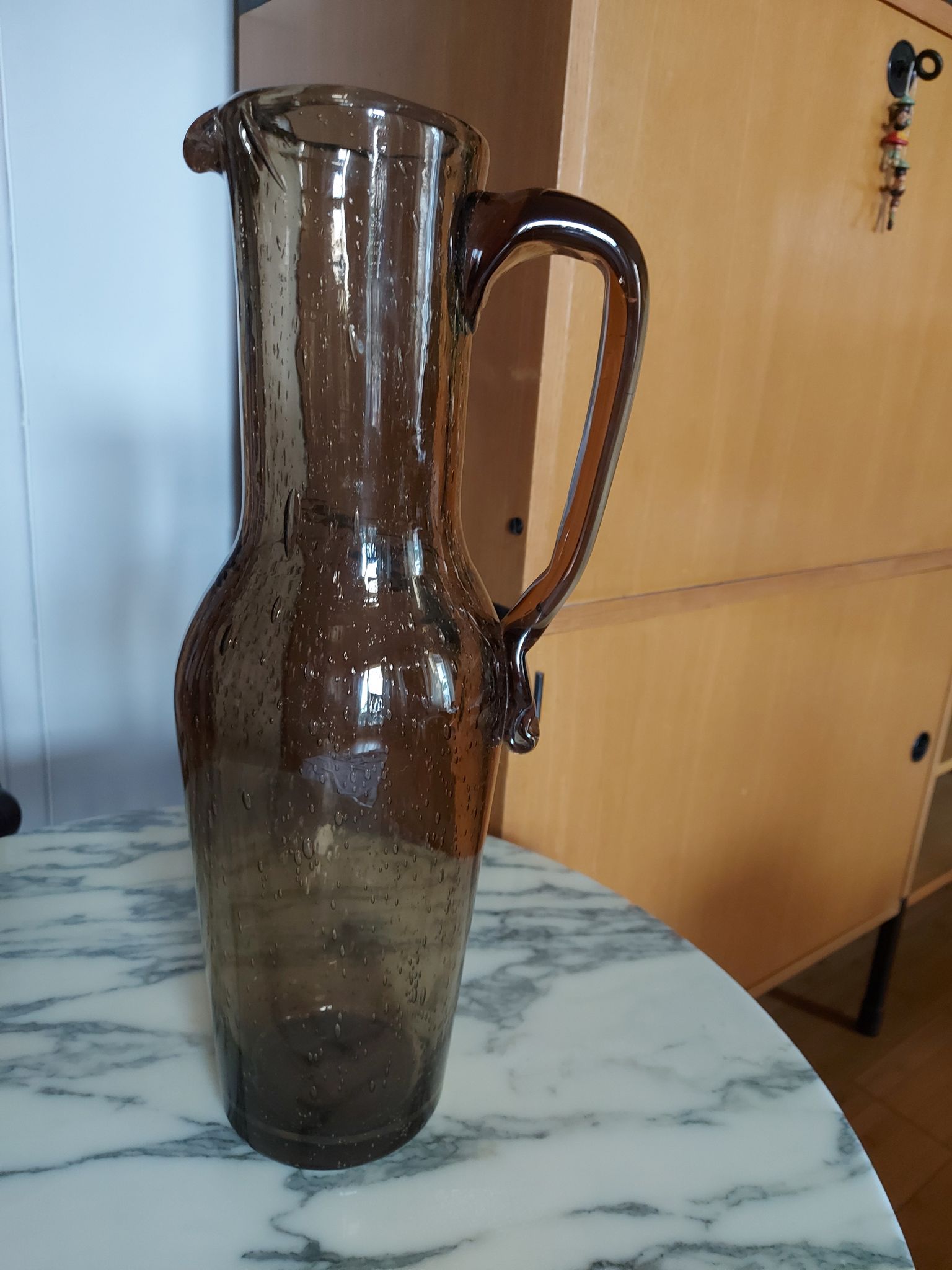 Pitcher, glassware from Bendor Var