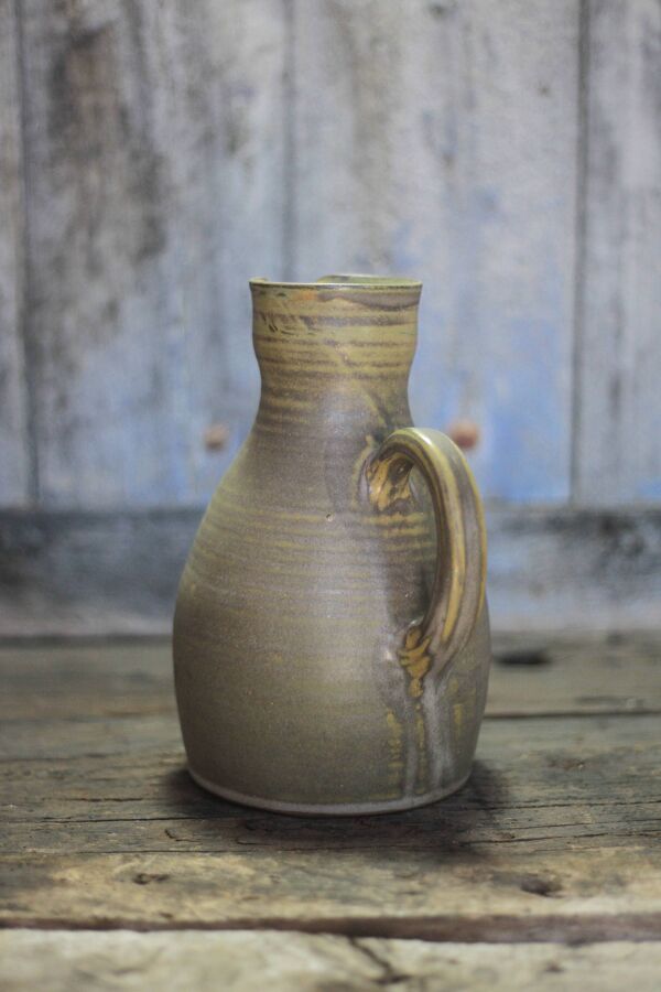 Pichet en grès de l'atelier de Taizé, pichet vintage, carafe, collection