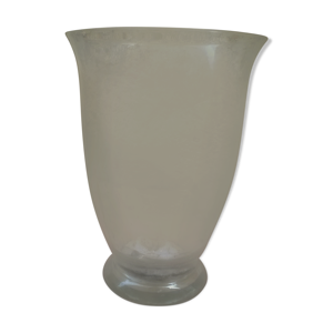 vase en verre vintage