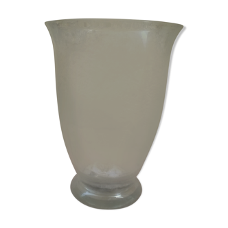 Vase en verre vintage