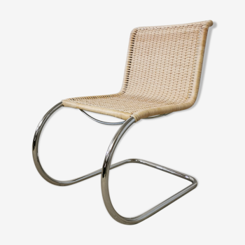 Chaise S533 MR en rotin de Mies Van Der Rohe, Thonet