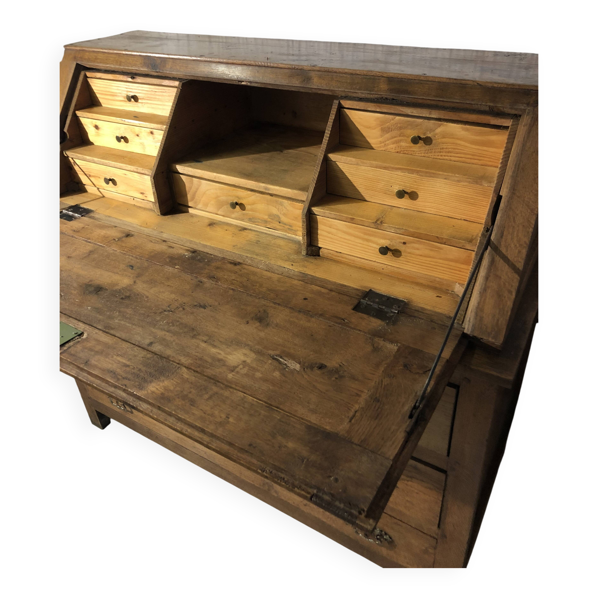 Commode, secrétaire en bois massif
