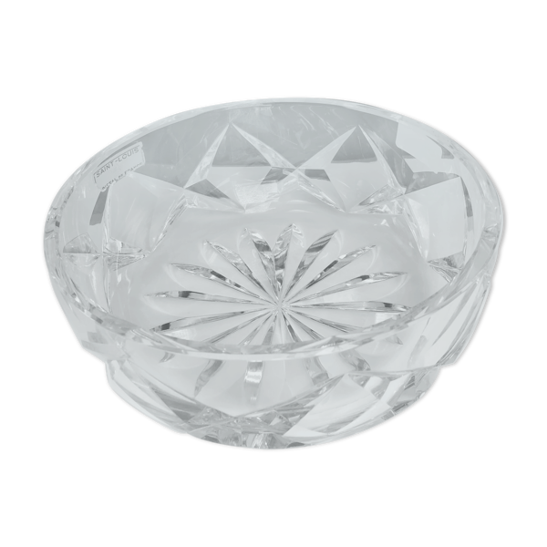 Coupe saladier en cristal taillé de Saint Louis