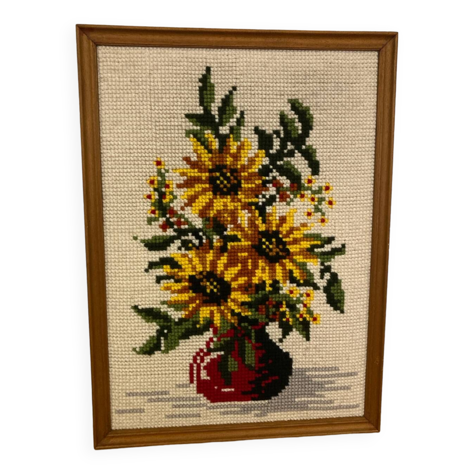 Canevas bouquet de fleurs