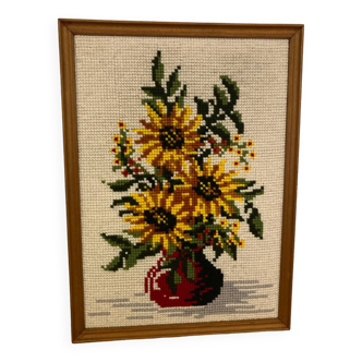 Bouquet of flowers canvas