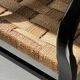 Scandinavian armchair in wood and rope by Axel Larsson, 1950