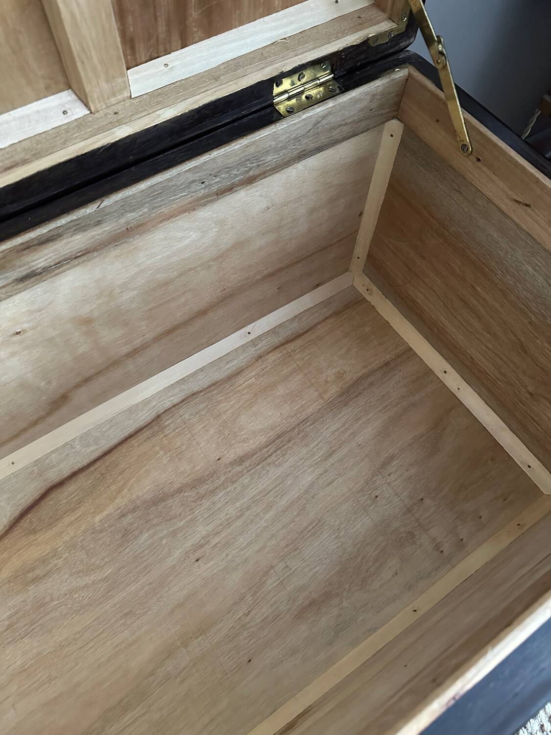 Wooden and cane trunk