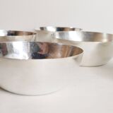 Silver metal cups