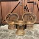 Wicker garden furniture