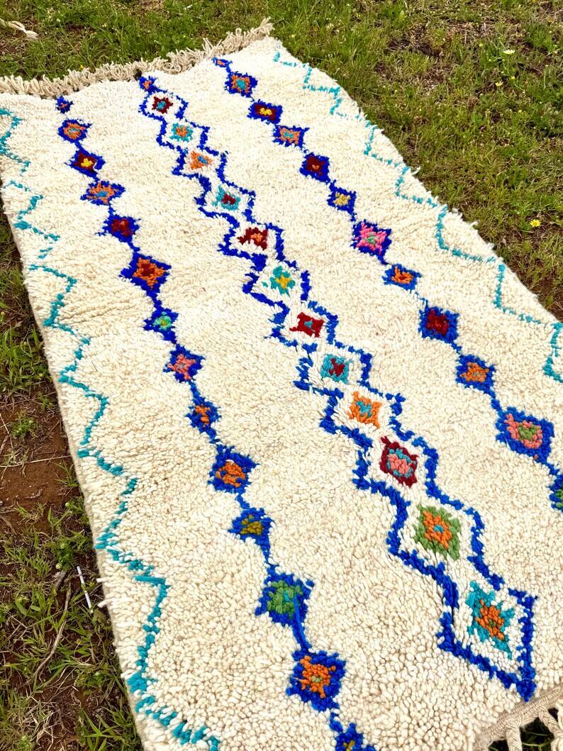 Tapis marocaine fait main 2.5x1.5m
