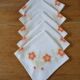 5 old napkins