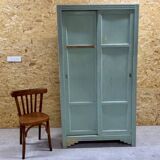 Parisian wardrobe with 2 sliding doors