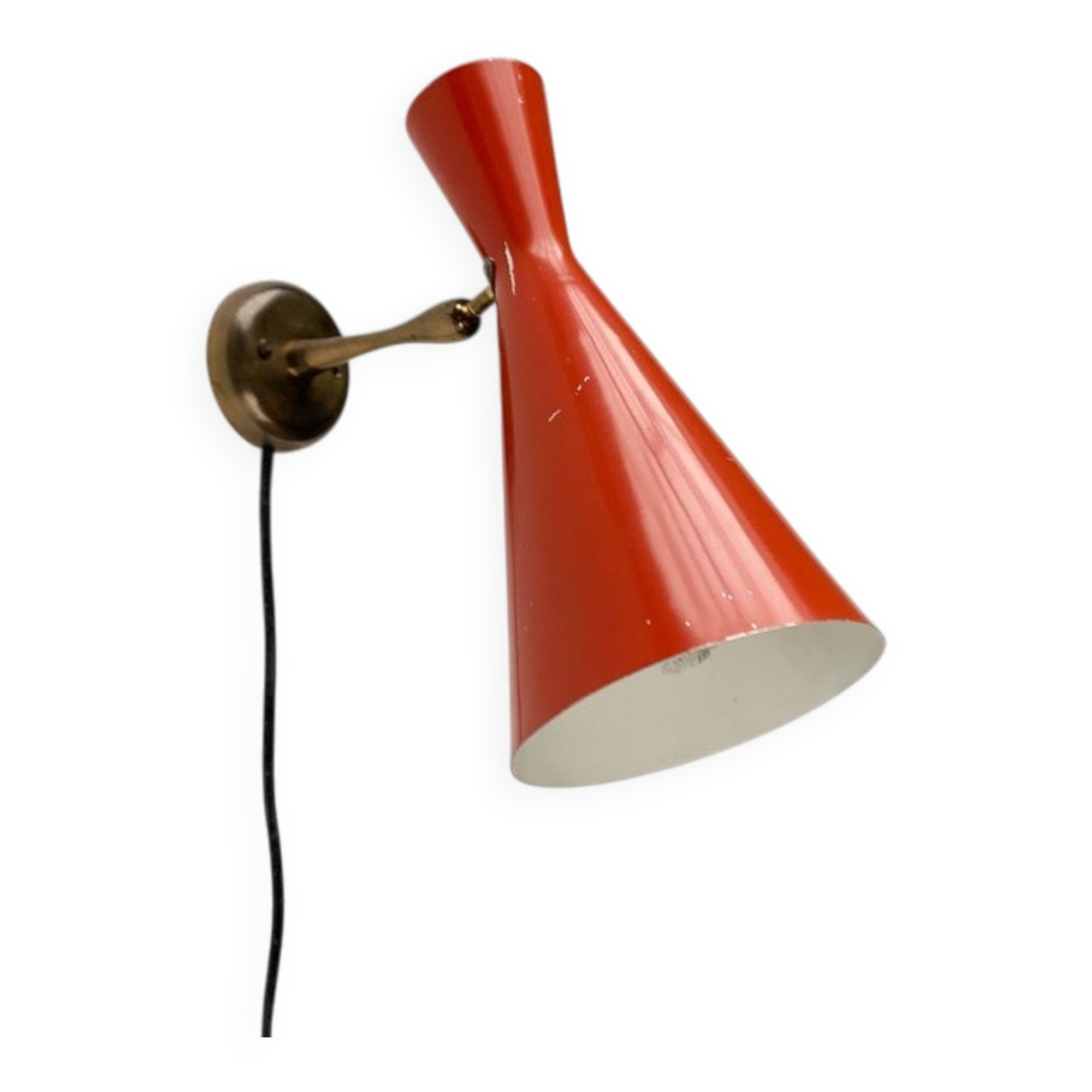 Mid-Century Diabolo Wall Lamps, 1960s, Set of 2