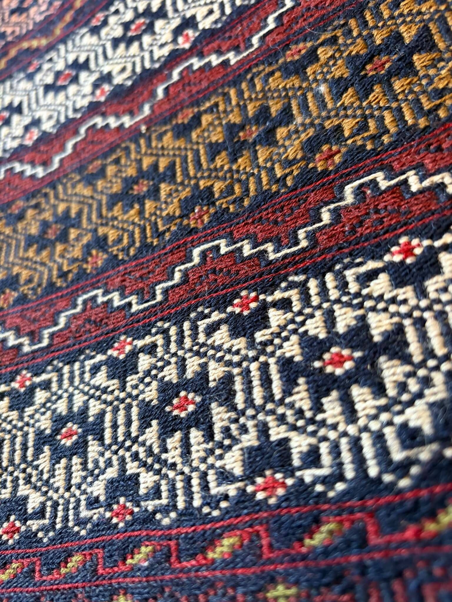 Handmade Afghan rug made with a needle – 175 × 135cm