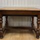 Walnut table in the Louis XIII style from the late 19th century.
