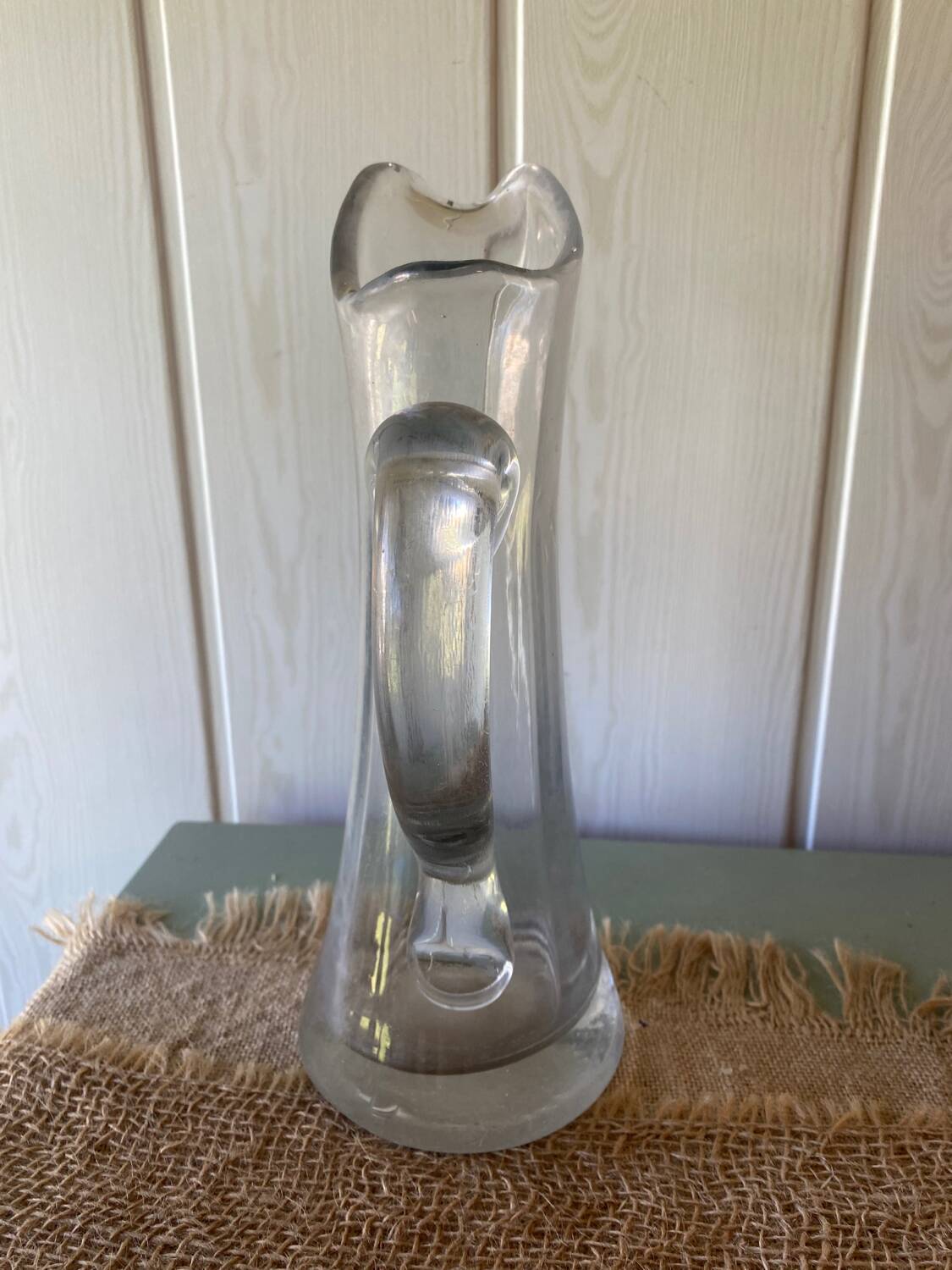 Blown glass carafe